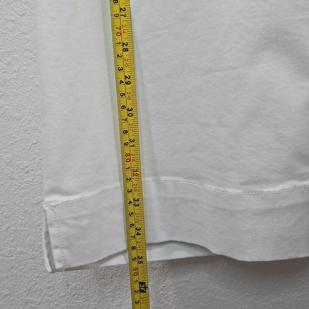Westbound Womens High Rise Skinni White Summer Cropped Pants Size 24W - Picture 16 of 16